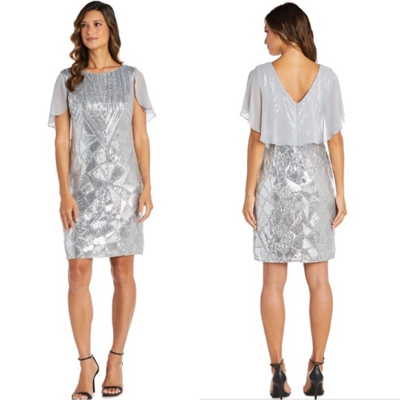 R&M Richards Dresses & Skirts - R&M Richards Silver Dress